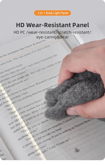 Flat LED Page Reading Light
