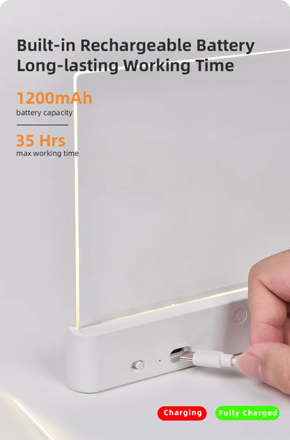 Flat LED Page Reading Light